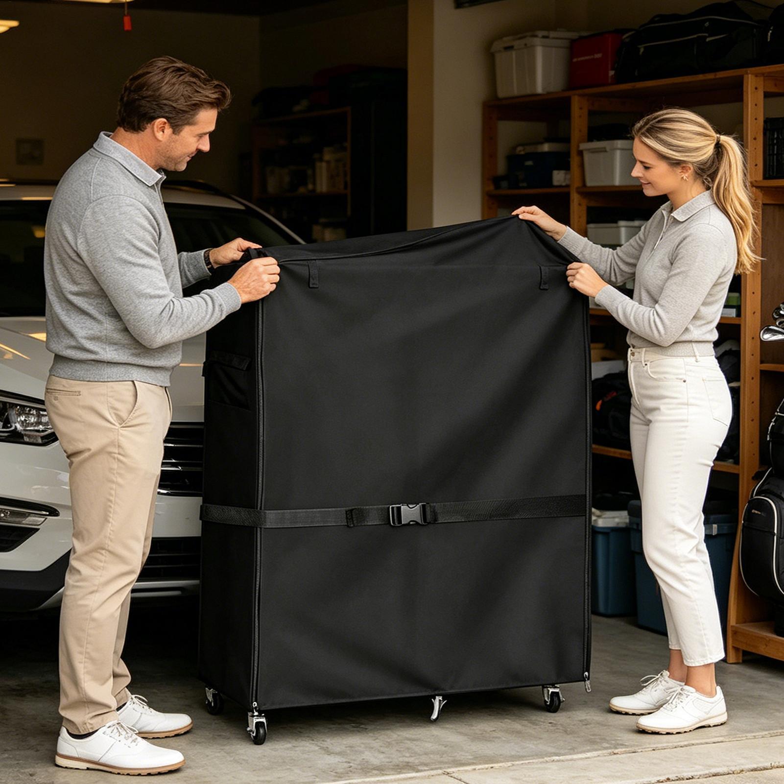 Golf Bag Stand Covers Oxford G - Golf Equipment Garage Organizer 评论和价格